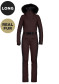 náhľad Goldbergh Parry LONG Ski Jumpsuit Real Border Dark Brown