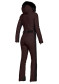 náhľad Goldbergh Parry LONG Ski Jumpsuit Real Border Dark Brown