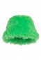 náhľad Goldbergh Bird Bucket Hat Faux Fur flash green