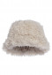 náhľad Goldbergh Bird Bucket Hat Faux Fur off white