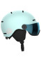 náhľad Zjazdová prilba Salomon ORKA VISOR Bleach/Un FLS BLUE