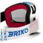 náhľad Briko Vulcano Mask Italia-White Science Blue-Bm2-Brýle