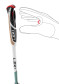 náhľad Leki Spin Shark SL, white-smokegreen-dark anthracite, 100 - 130 cm