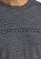 náhľad Pánské tričko Ortovox 150 Cool Brand T-shirt M Black Steel Blend