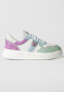 náhľad Nis 2429383B/1 Sneaker Pelle Nubuck Milky-White-Mint