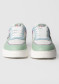 náhľad Nis 2429383B/1 Sneaker Pelle Nubuck Milky-White-Mint
