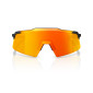 náhľad 100% Aerocraft - Soft Tact Black - HiPER Red Multilayer Mirror Lens