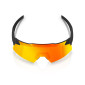 náhľad 100% Aerocraft - Soft Tact Black - HiPER Red Multilayer Mirror Lens