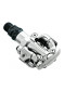 náhľad Shimano PD-M520 stříbrné, pedály nášlapné
