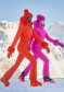 náhľad Goldbergh Angele Faux Border Ski Suit Orange