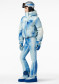 náhľad Dámske nohavice Goldbergh Blanchi Ski Pants Denim Print