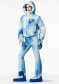 náhľad Dámske nohavice Goldbergh Blanchi Ski Pants Denim Print