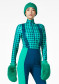 náhľad Goldbergh Impress Ski Pully Ice Green Retro Dot