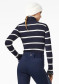 náhľad Dámsky sveter Goldbergh Mimi Long Sleeve Knit Sweater Breton Stripe Blue/Cream