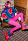 náhľad Goldbergh Marbre Long Sleeve Knit Sweater Absinthe Rainbow