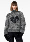 náhľad Goldbergh Aimee Long Sleeve Knit Sweater Black/Cream