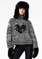náhľad Goldbergh Aimee Long Sleeve Knit Sweater Black/Cream