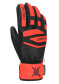 náhľad Dětské závodní rukavice Reusch Worldcup Warrior Prime R-TEX® XT Junior - Black/Fluo Red