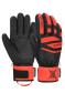 náhľad Dětské závodní rukavice Reusch Worldcup Warrior Prime R-TEX® XT Junior - Black/Fluo Red