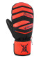 náhľad Dětské závodní rukavice Reusch Worldcup Warrior Prime R-TEX® XT Junior Mitten - Black/Fluo Red
