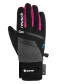 náhľad Dětské rukavice Reusch Travis GORE-TEX® Junior - black/black melange/pink glo