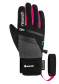 náhľad Dětské rukavice Reusch Travis GORE-TEX® Junior - black/black melange/pink glo