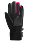 náhľad Dětské rukavice Reusch Travis GORE-TEX® Junior - black/black melange/pink glo