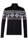 náhľad Pánský svetr Newland N3 4036/108 Man Full Zip Black/White