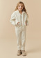 náhľad Dětská mikina Poivre Blanc W24-5401-Jrgl Sherpa Hoody Jacket Natural White