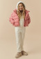 náhľad Dětská mikina Poivre Blanc W24-5401-Jrgl Sherpa Hoody Jacket Natural White