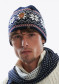 náhľad Čiapka Dale of Norway Garmisch Hat C Navy Offwhite Raspberry