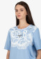 náhľad Dámské tričko Sportalm 250198 Blue Marguerite
