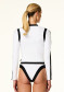 náhľad Goldbergh Splash Long Sleeve Zip Ras White