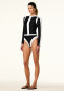 náhľad Goldbergh Splash Long Sleeve Zip Ras Black