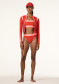 náhľad Goldbergh Splash Long Sleeve Zip Ras Sunset