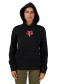 náhľad Fox W Fox Head Fleece Po Black/Pink