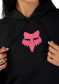 náhľad Fox W Fox Head Fleece Po Black/Pink