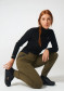 náhľad Dámske cyklistické tričko Mons Royale Diversion Merino Mock Neck Long Sleeve Wmns Black