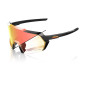 náhľad Slnečné okuliáre 100% Korbin-Gloss Metallic Black-Orange Flash Mirror Photochromic