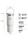 náhľad Termo tumbler so slamkou Stanley Quencher H2.O FlowState™ Tumbler 890 ml – Frost