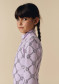 náhľad Poivre Blanc Mia-Jrgl/M Base Layer Shirt Monogram Purple