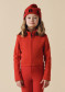 náhľad Poivre Blanc Bini-Jrux Knit Beanie Scarlet Red