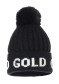 náhľad Dámska čiapka Goldbergh Hodd Beanie Black/White