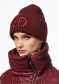náhľad Dámska čiapka Goldbergh Valerie Beanie Vino Rosso