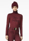 náhľad Dámske funkčné tričko Goldbergh Francesca Long Sleeve Tee Vino Rosso