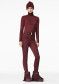 náhľad Dámske funkčné tričko Goldbergh Francesca Long Sleeve Tee Vino Rosso