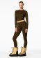 náhľad Dámske tričko Goldbergh Feline Baselayer Long Sleeve Jaguar
