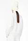 náhľad Dámska fleecová mikina Goldbergh Alessandra Crew Neck Sweater Cream
