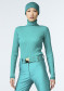 náhľad Dámsky rolák Goldbergh Mira Long Sleeve Knit Sweater Turchese