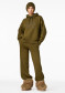 náhľad Dámska mikina Goldbergh Giorgia Hooded Sweater Dark Olive